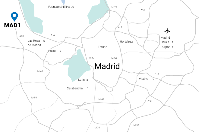 Madrid map